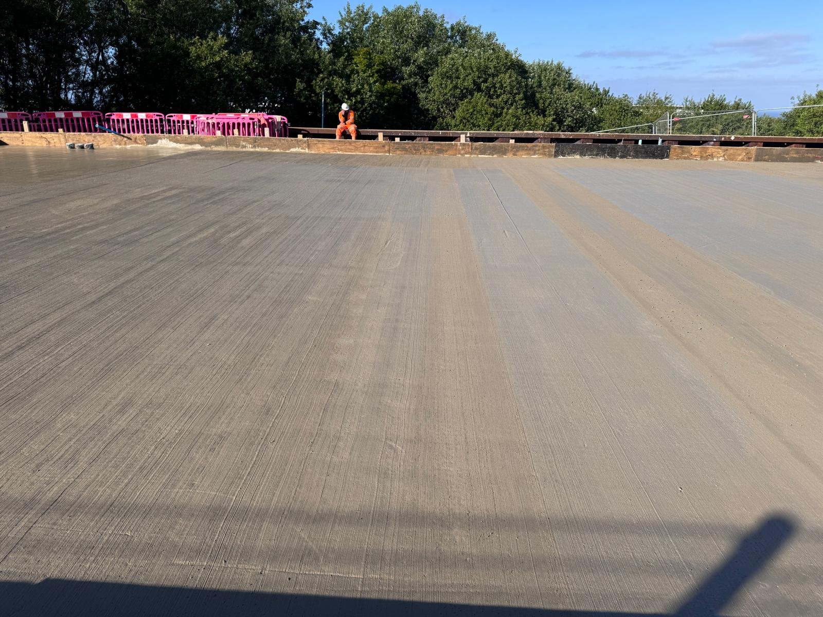 Groundworks and slab finishing for housing development